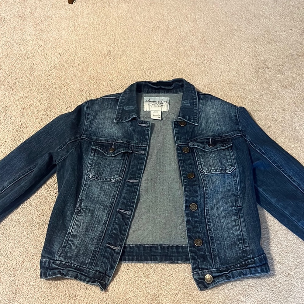 American rag 99 percent cotton denim jacket